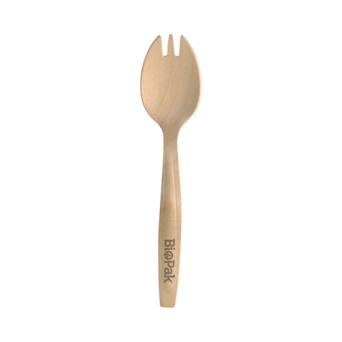 HY-16C Biocutlery Wooden Cutlery Spork 160mm Leisure Coast Hospitality & Packaging Supplies