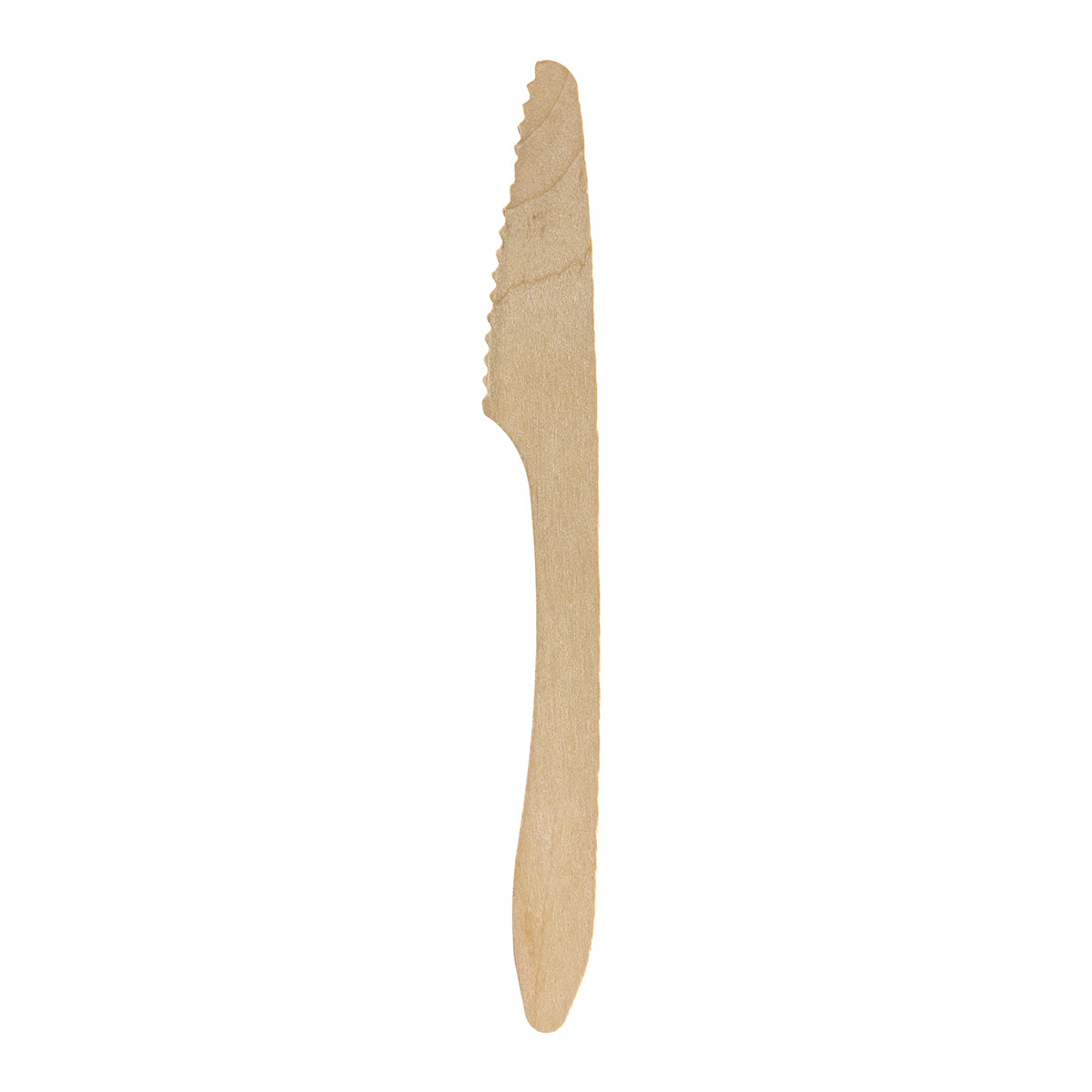 HY-19K-COATED Biocutlery Coated Wooden Cutlery Knife 190mm Leisure Coast Hospitality & Packaging Supplies
