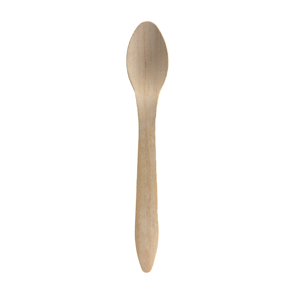 HY-20TS-COATED Biocutlery Coated Wooden Cutlery Tall Teaspoon 200mm Leisure Coast Hospitality & Packaging Supplies
