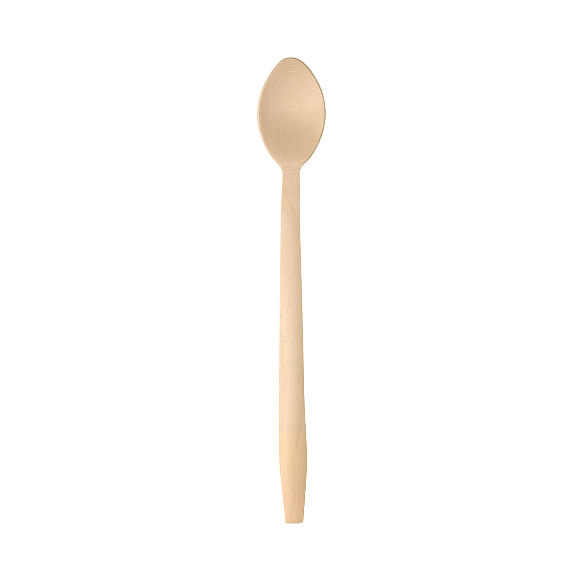 HY-20TS Biocutlery Wooden Cutlery Tall Teaspoon 200mm Leisure Coast Hospitality & Packaging Supplies