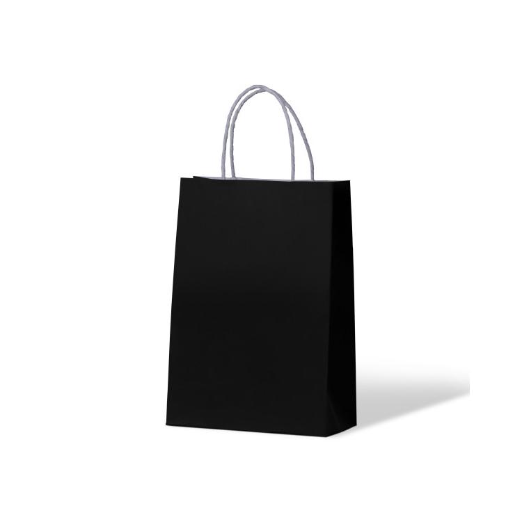 JBJ Carnival Paper Bag Kraft Jet Black Leisure Coast Hospitality & Packaging