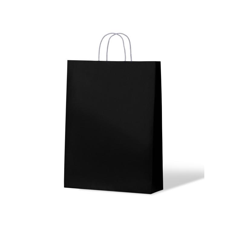 JBM Carnival Paper Bag Kraft Jet Black Leisure Coast Hospitality & Packaging