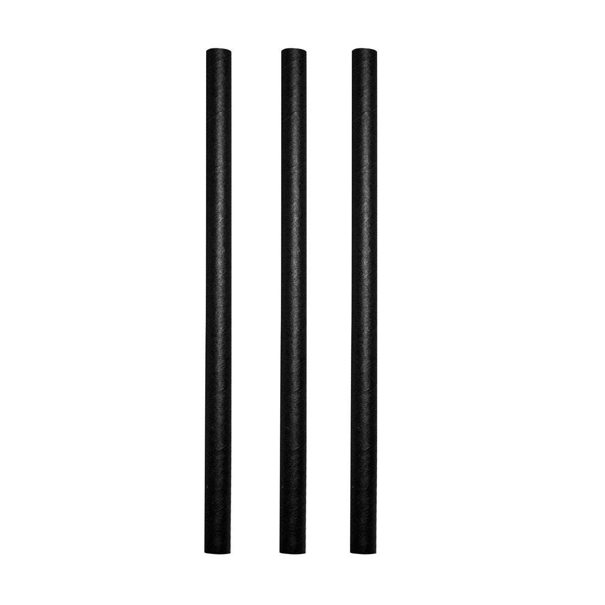 JP-PBS-10x197-B Biostraw Jumbo Straws Black 10x197mm Leisure Coast Hospitality & Packaging Supplies