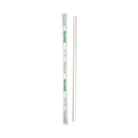 JP-PBS-6X197-IPW BioStraws Regular Straws Individually Wrapped White 6x197mm Leisure Coast Hospitality & Packaging Supplies