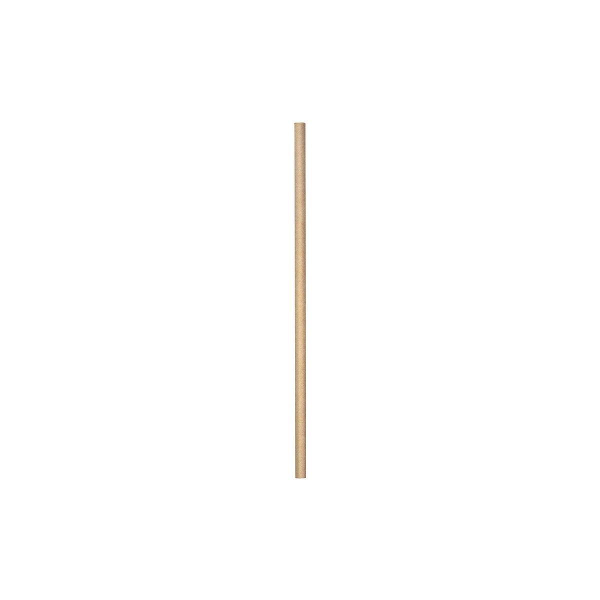 JP-PBS-6x197-KRAFT BioStraw Regular Straws Kraft 6x197mm Leisure Coast Hospitality & Packaging Supplies