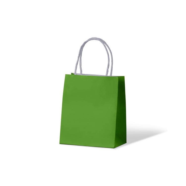 LLT Carnival Paper Bag Kraft Loud Lime Leisure Coast Hospitality & Packaging