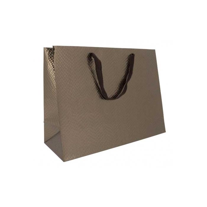 MANSLGOLDLGE Manhattan Specialty Laminated Paper Bags Gold Leisure Coast Hospitality & Packaging