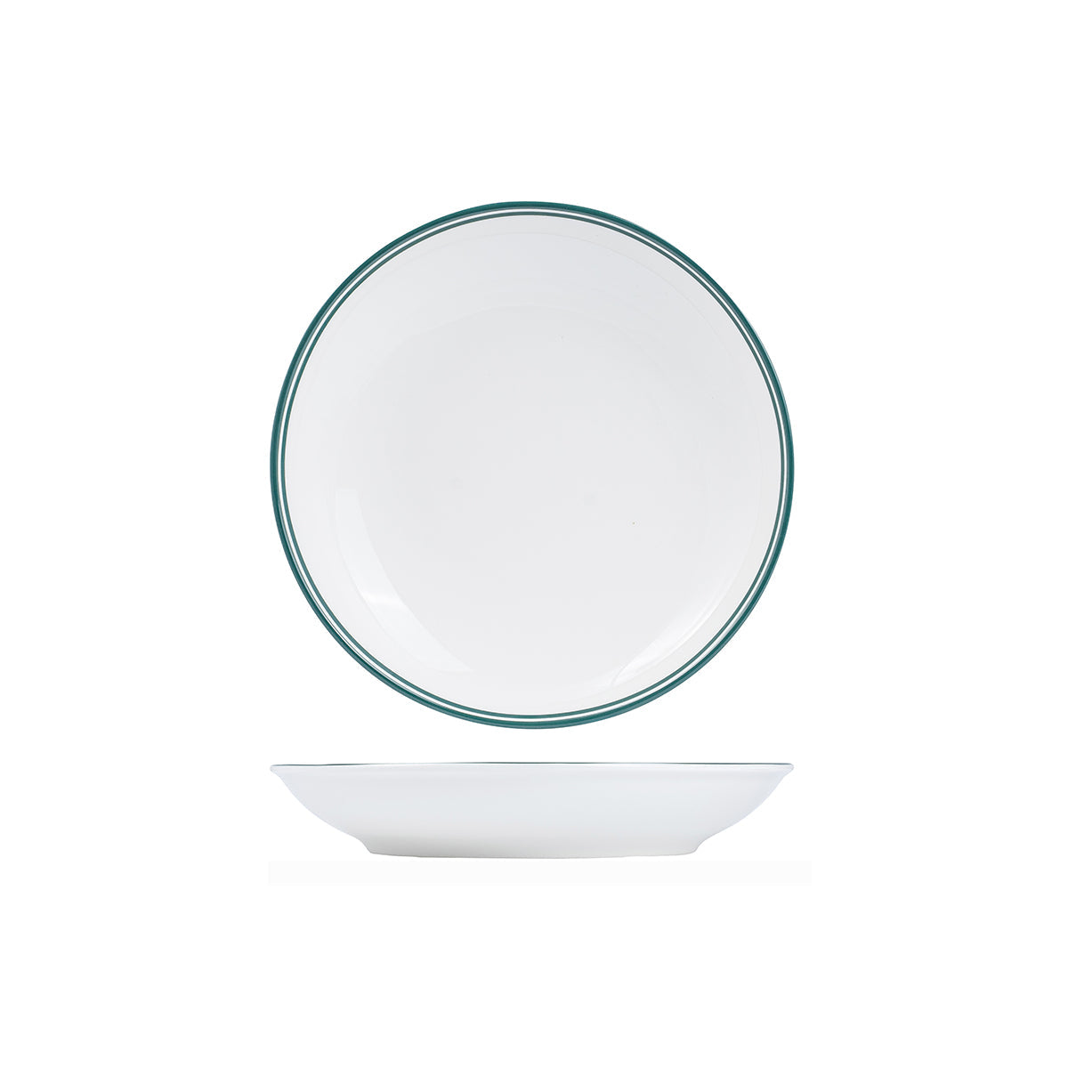 NDC26-G RAK Porcelain Nano Cru Green Round Coupe Bowl 260mm / 1200ml Leisure Coast Hospitality & Packaging