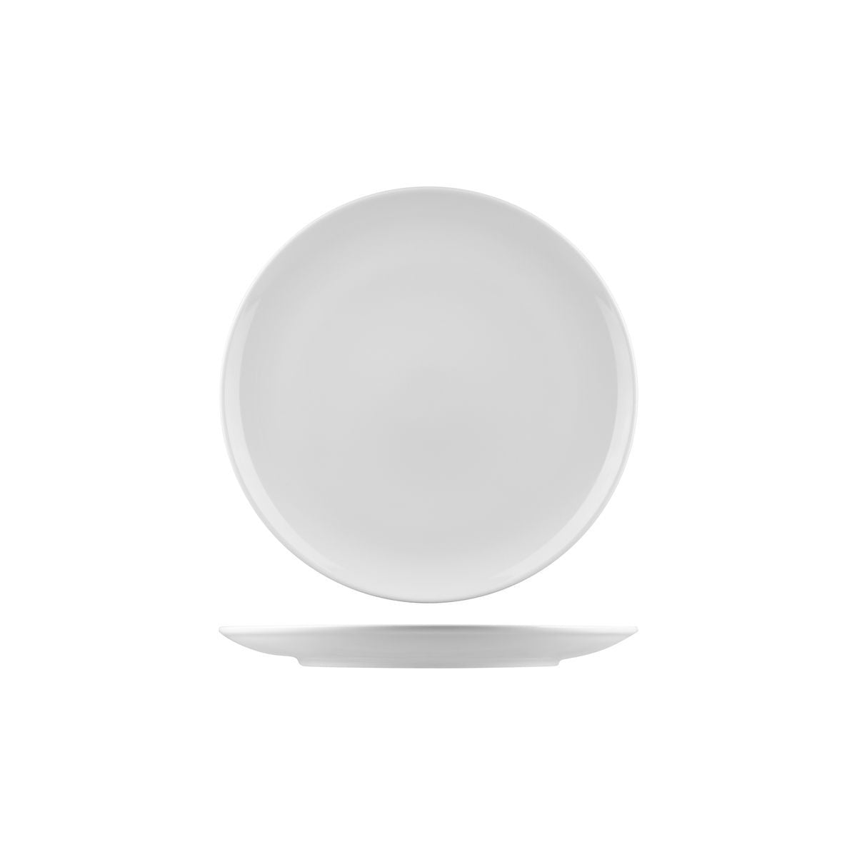 NPR24 RAK Porcelain Nano Round Coupe Plate 240mm Leisure Coast Hospitality & Packaging