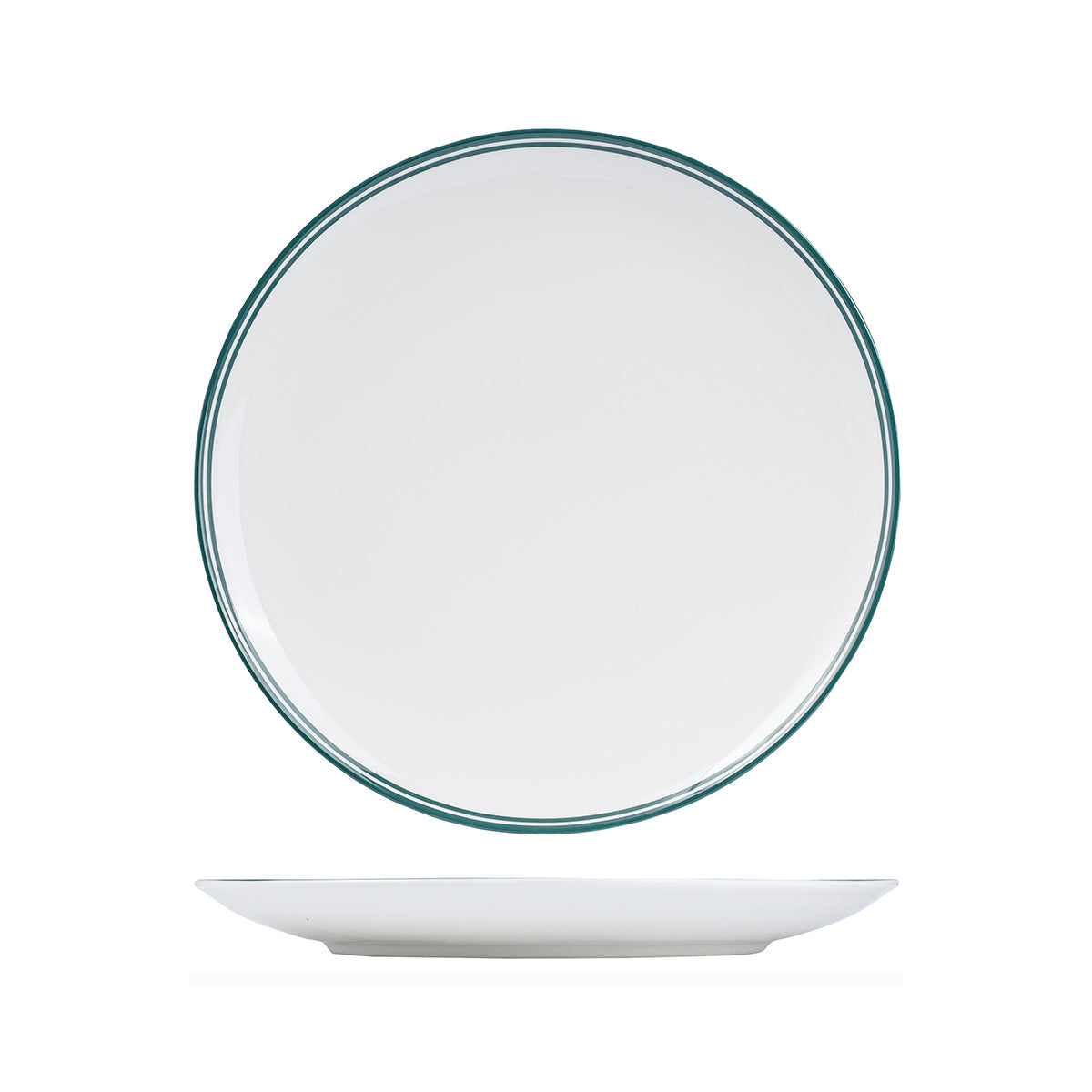 NPR31-G RAK Porcelain Nano Cru Green Round Coupe Plate 310mm Leisure Coast Hospitality & Packaging