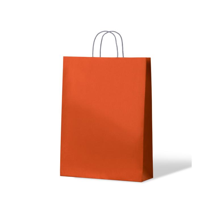 OM Carnival Paper Bag Kraft Citrus Orange Leisure Coast Hospitality & Packaging
