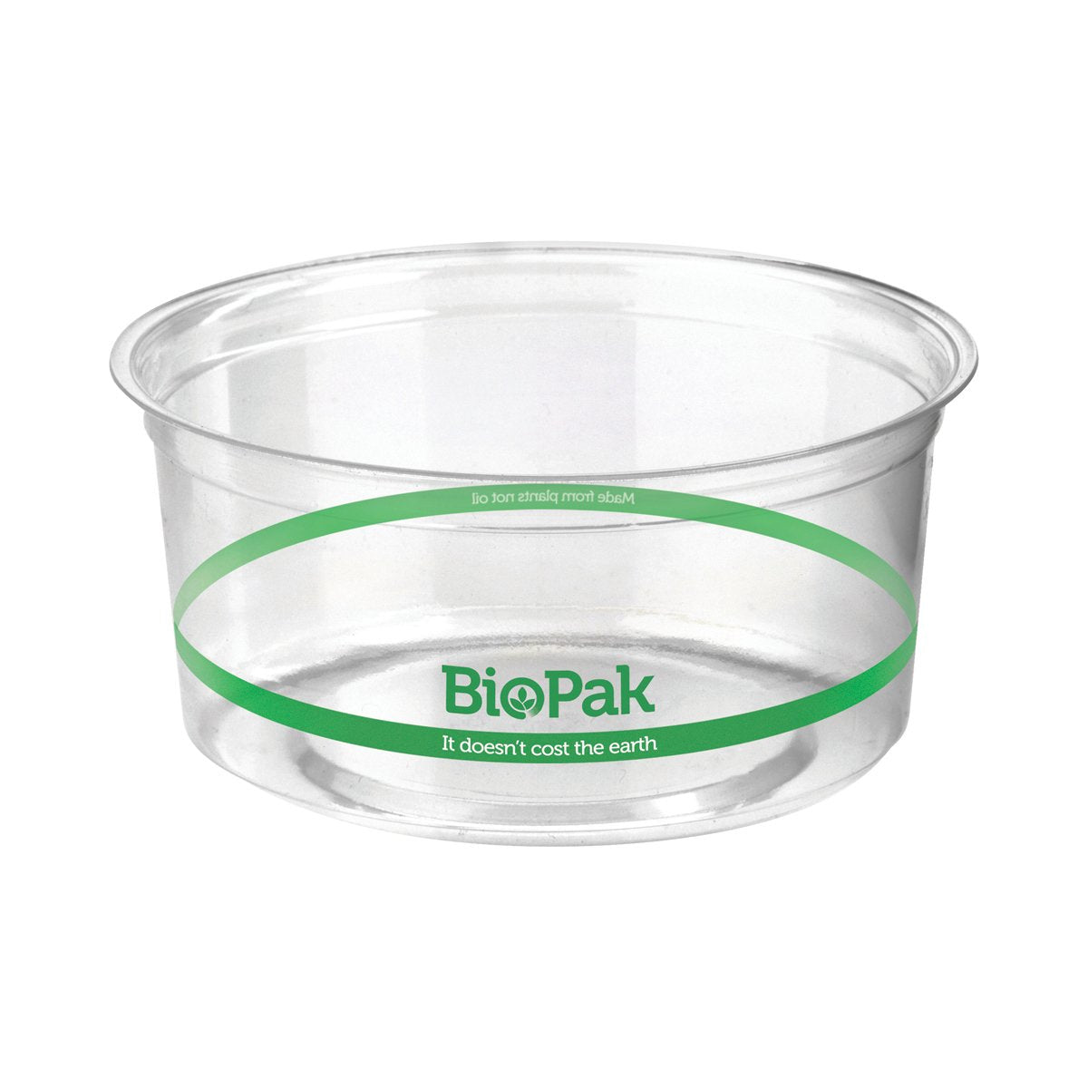 P-360 BioBowls Clear Containers & Lids Clear Round BioBowl Container 360ml Leisure Coast Hospitality & Packaging Supplies