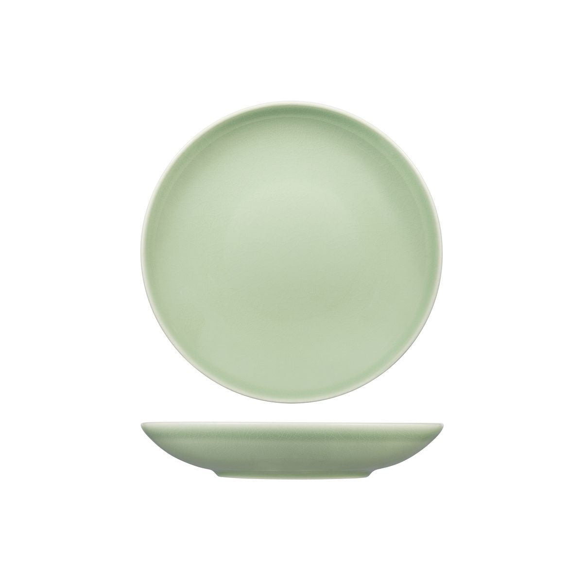 RV0230-GN RAK Porcelain Vintage Green Round Coupe Bowl 230mm / 690ml Leisure Coast Hospitality & Packaging