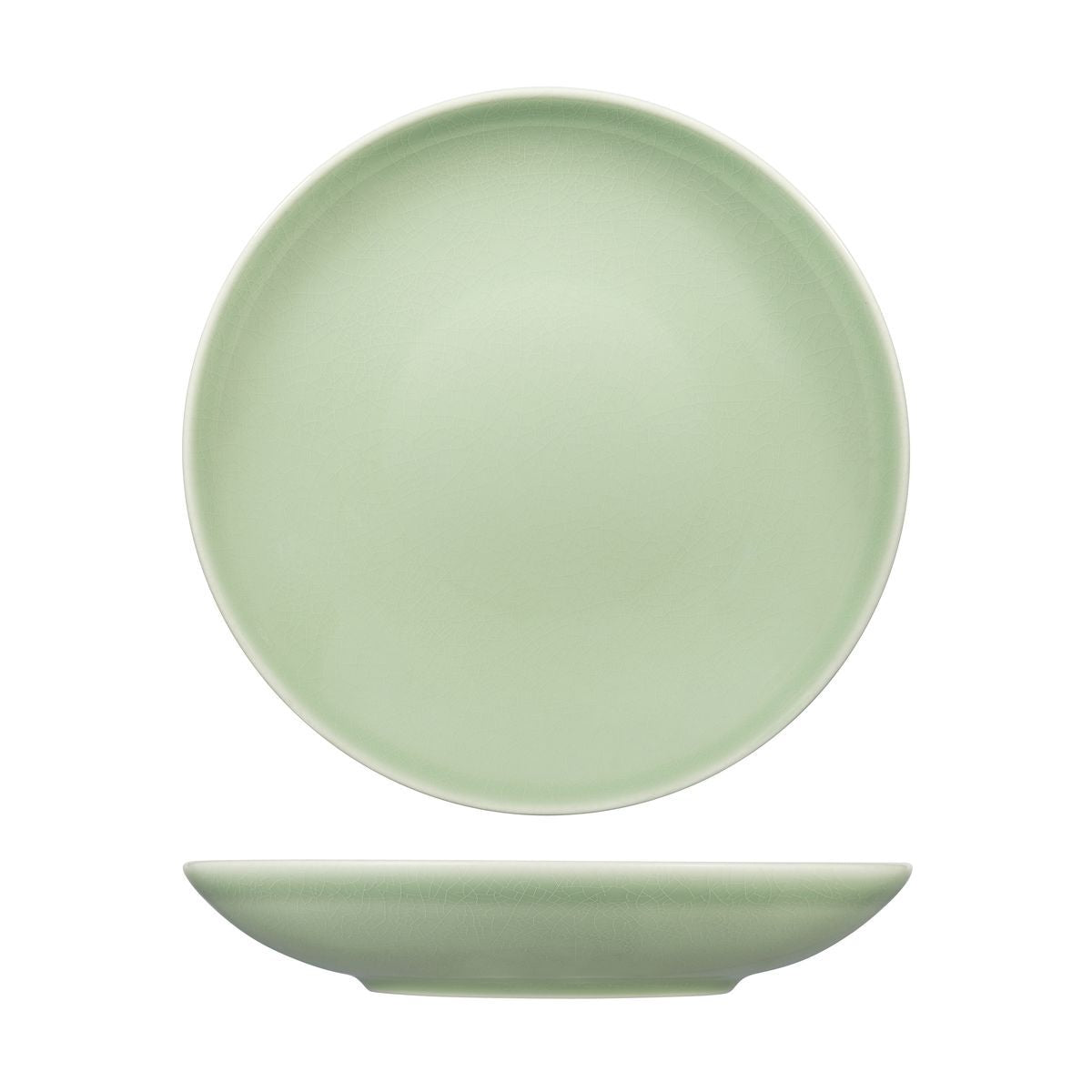 RV0260-GN RAK Porcelain Vintage Green Round Coupe Bowl 260mm / 1200ml Leisure Coast Hospitality & Packaging