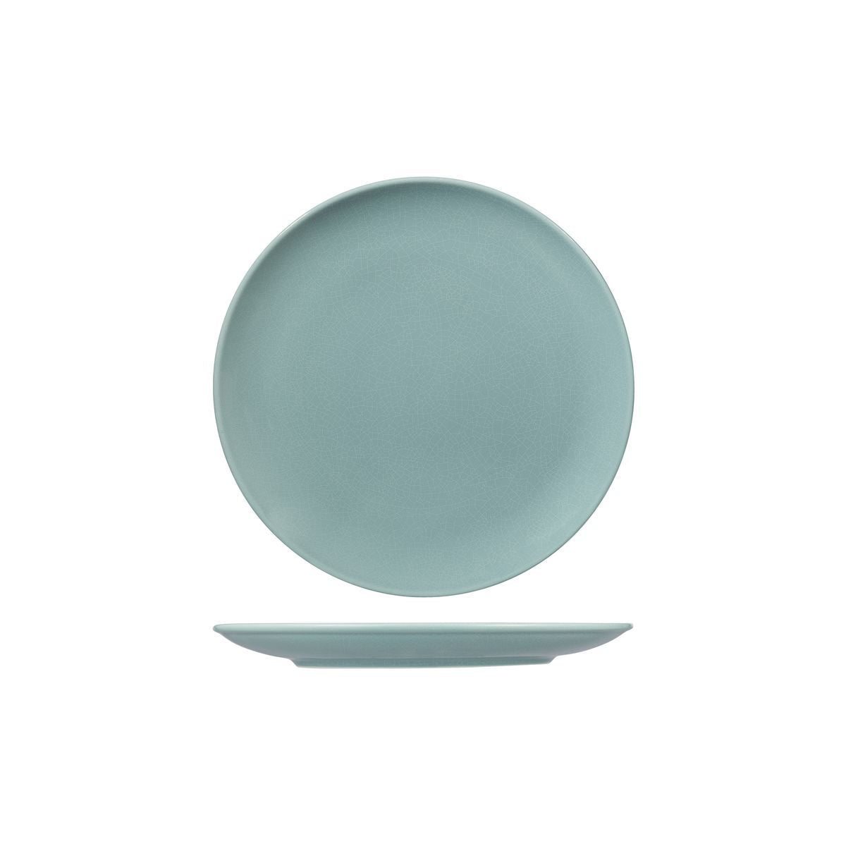 RV3210-BL RAK Porcelain Vintage Blue Round Coupe Plate 210mm Leisure Coast Hospitality & Packaging