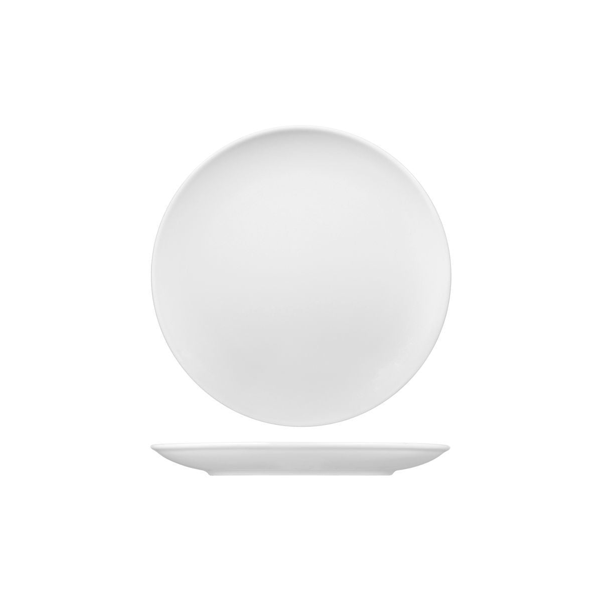 RV3210-W RAK Porcelain Vintage White Round Coupe Plate 210mm Leisure Coast Hospitality & Packaging