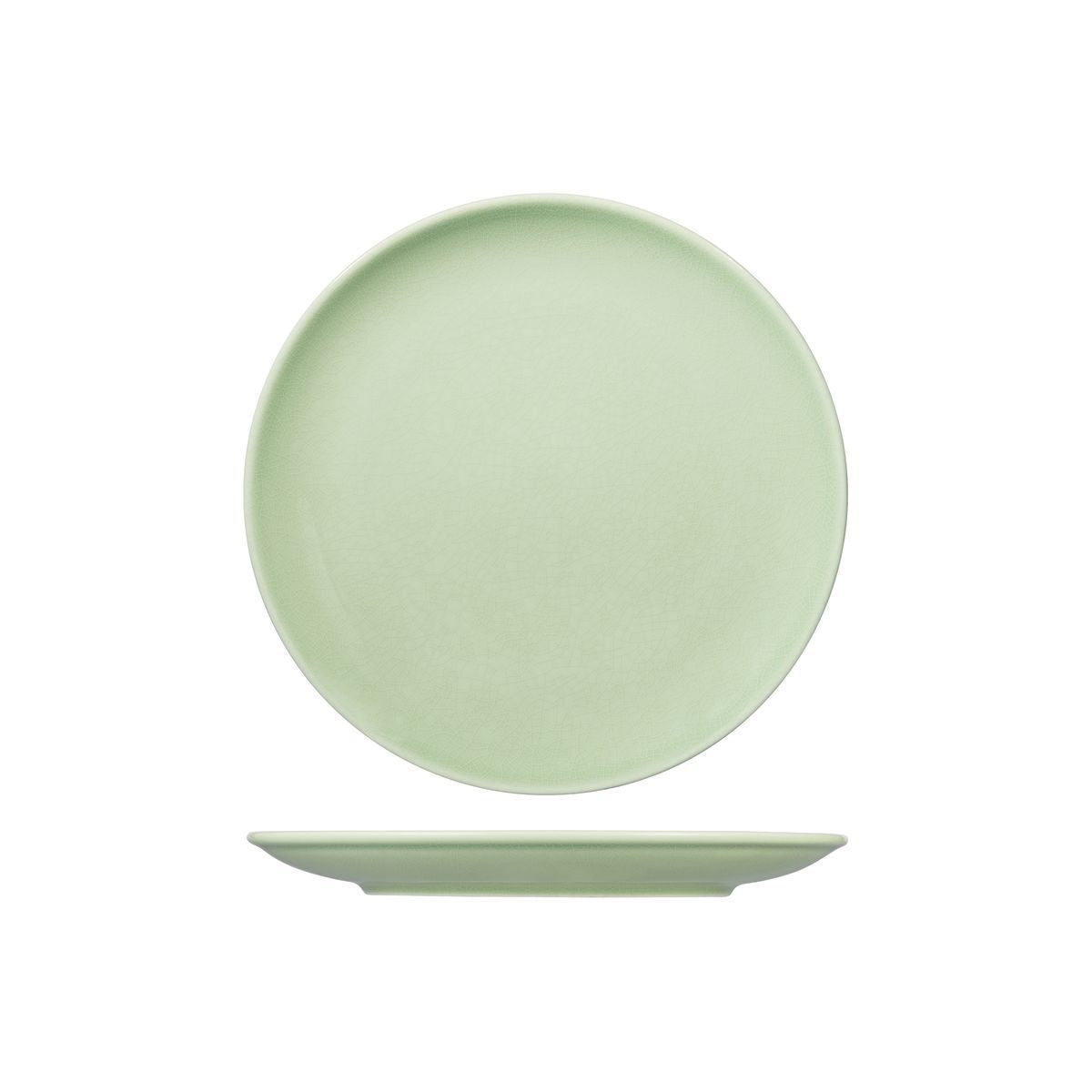 RV3240-GN RAK Porcelain Vintage Green Round Coupe Plate 240mm Leisure Coast Hospitality & Packaging