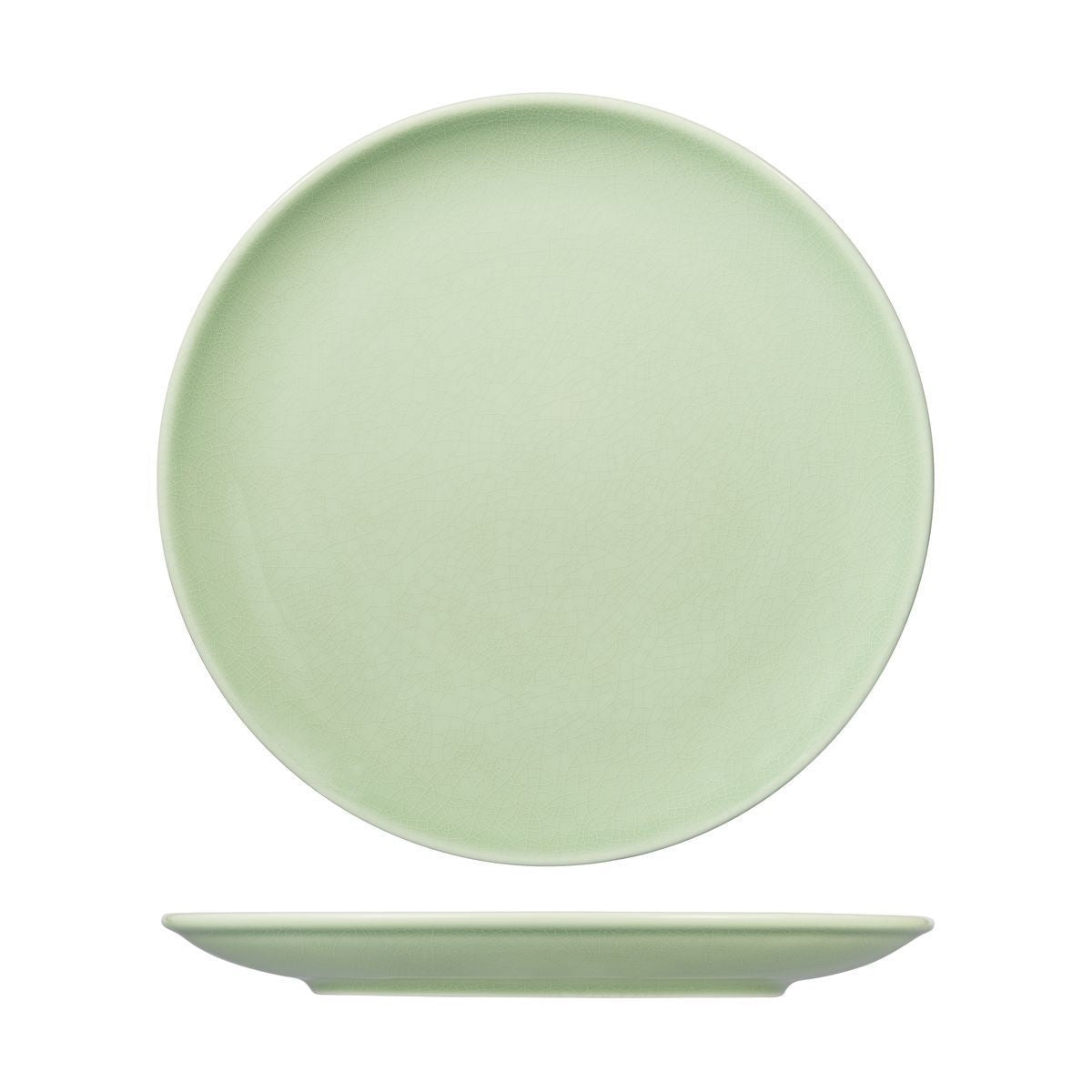 RV3310-GN RAK Porcelain Vintage Green Round Coupe Plate 310mm Leisure Coast Hospitality & Packaging