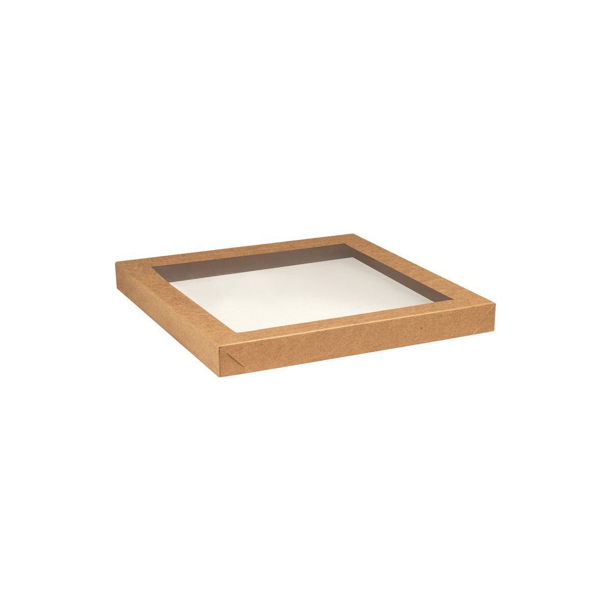 SCTLM, Greenmark, Premium Catering Tray Lid Medium with Window 250x250x30mm Leisure Coast Hospitality and Packaging