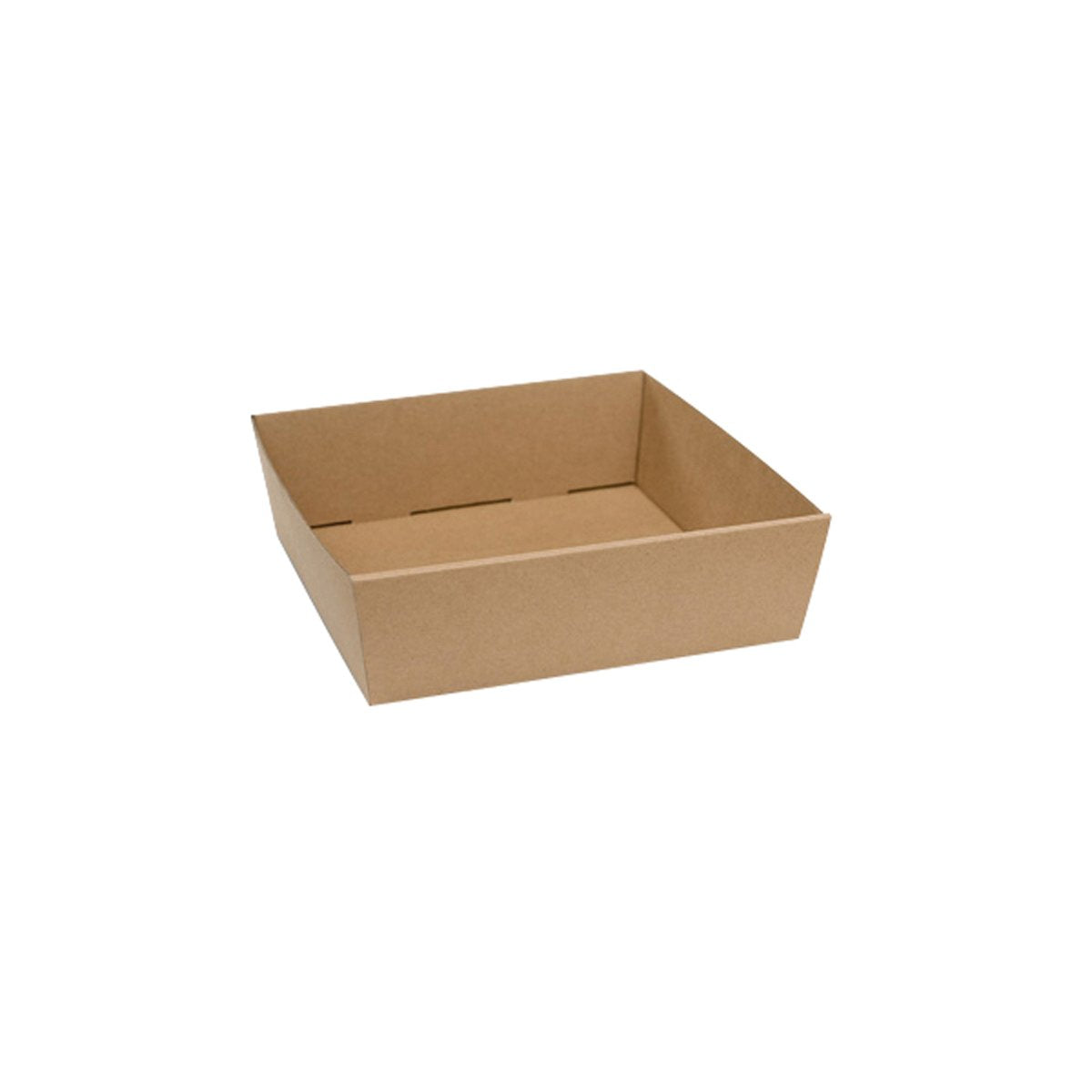 SCTS, Greenmark, Premium Catering Tray Kraft Small Tray 180x180x80mm Leisure Coast Hospitality and Packaging