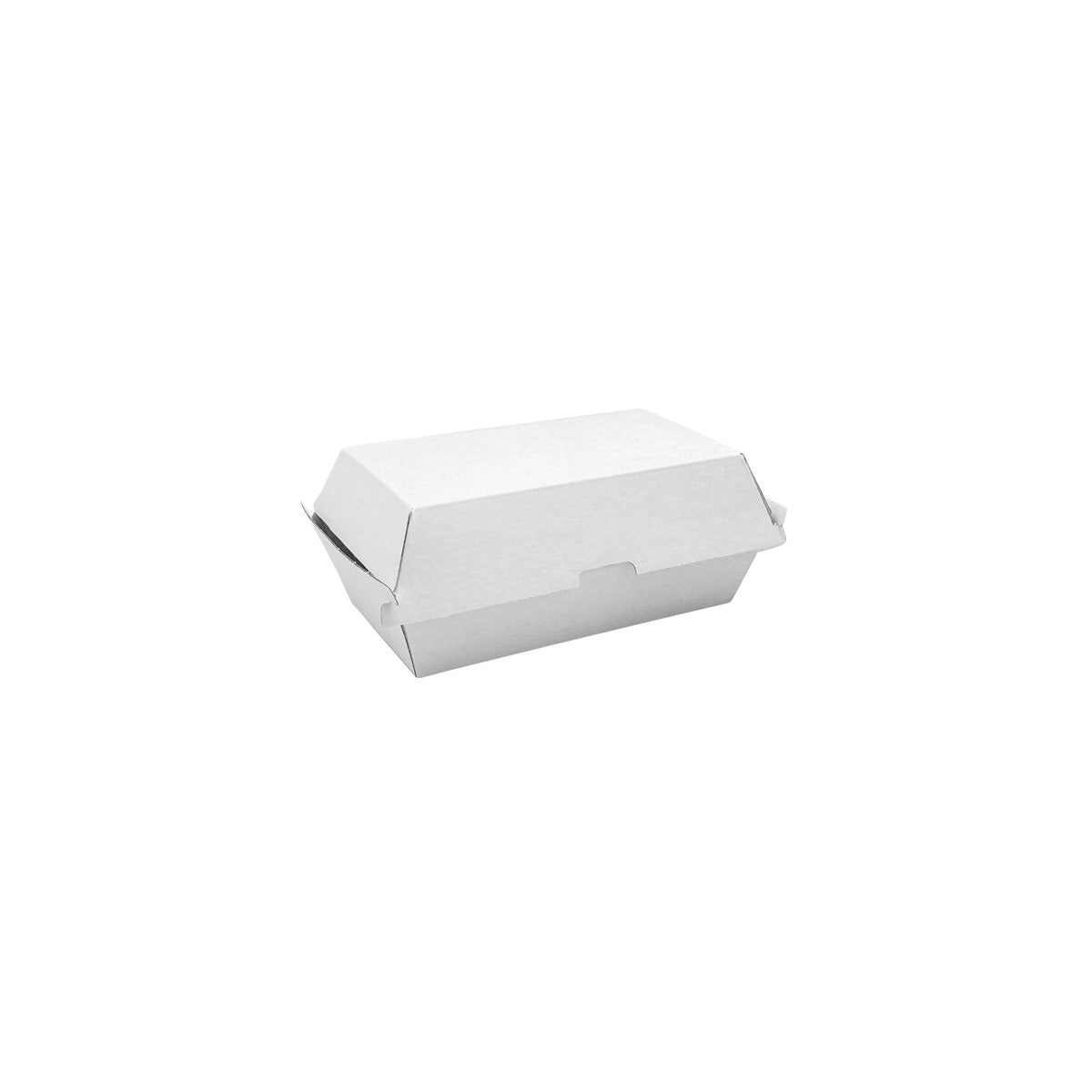 WCB6 Takeaway Clam White Corrugated Cardboard Leisure Coast Hospitality & Packaging Supplies