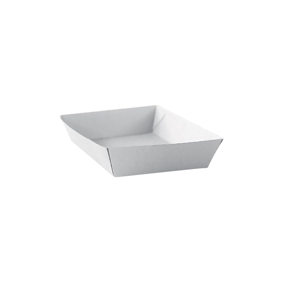 WCT2 Takeaway Tray White Corrugated Cardboard Leisure Coast Hospitality & Packaging Supplies