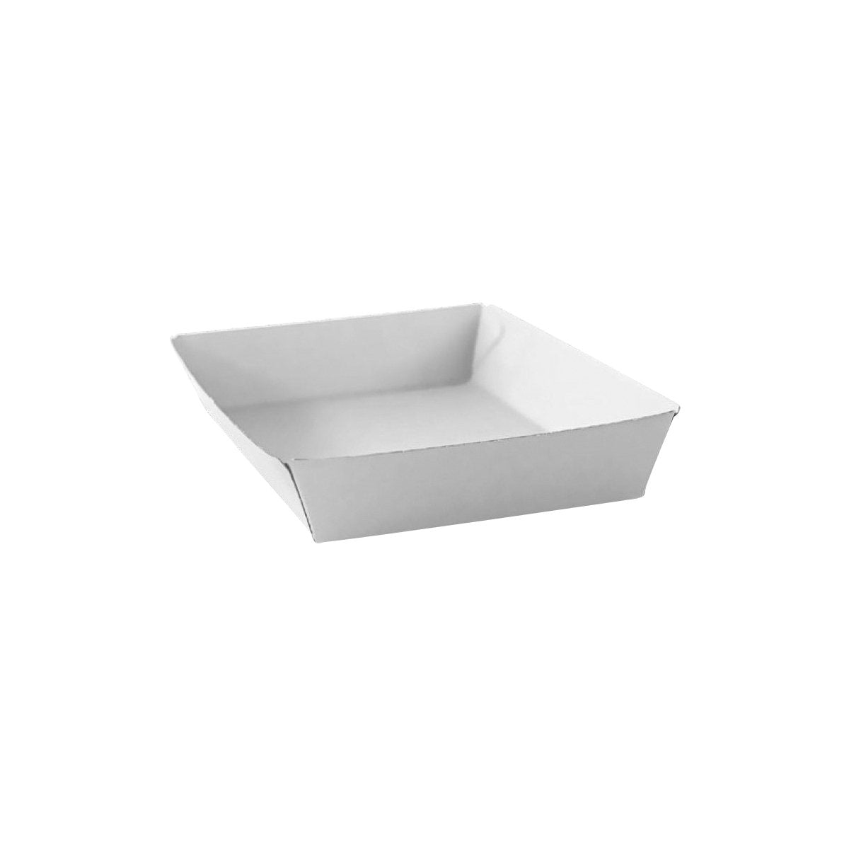 WCT3 Takeaway Tray White Corrugated Cardboard Leisure Coast Hospitality & Packaging Supplies