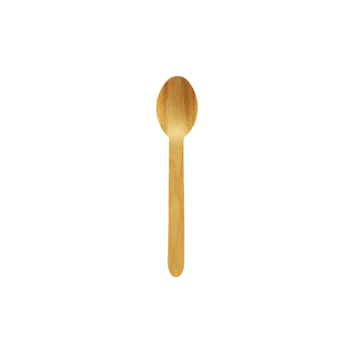 WS160 PacTrading Wooden Cutlery Spoon 160mm Leisure Coast Hospitality Environmentally Friendly Disposable Takeaway Food Packaging