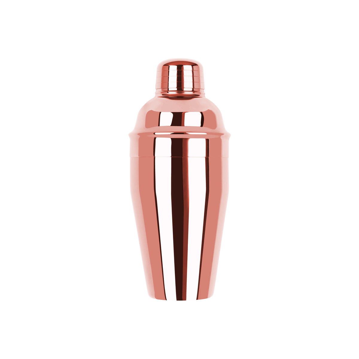 Z0112 Tomkin Classic Club Cocktail Shaker 3pc 500ml Rose Gold Leisure Coast Hospitality & Packaging