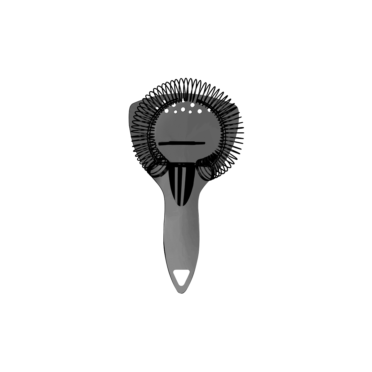 Z0330 Tomkin Luxury Cocktail Strainer with Handle 200mm Gunmetal Leisure Coast Hospitality & Packaging