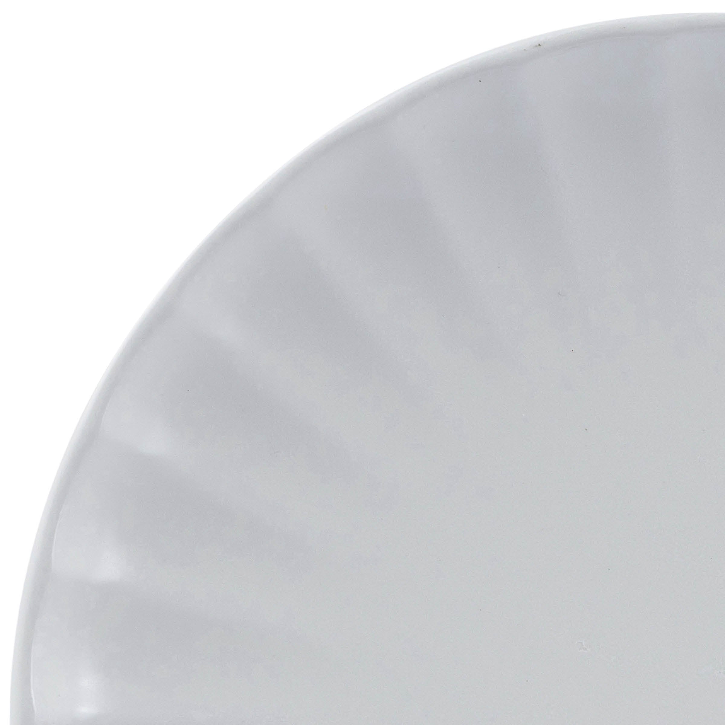 Moda Porcelain Scalloped Snow