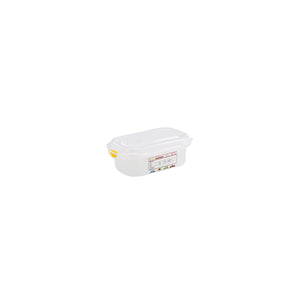 1312340 Container & Lid 1/9 Size 176x108x65mm / 0.6Lt Leisure Coast Hospitality & Packaging Supplies