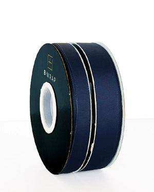 Ribbon - Grosgrain Navy 22mm x 30mtrs