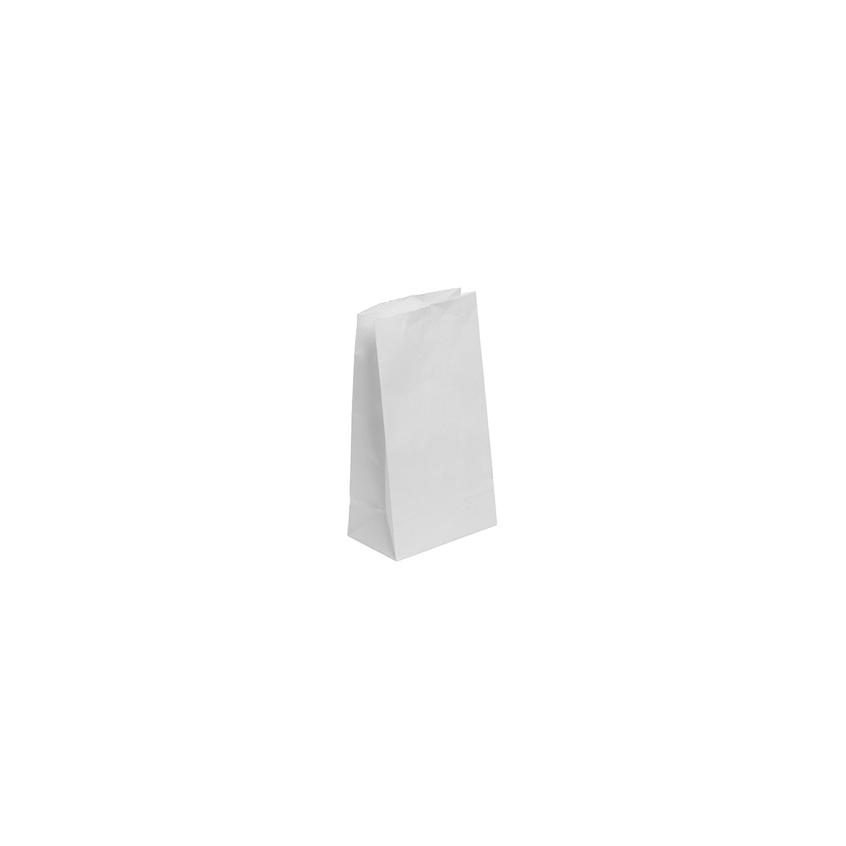 BAG-SOS-4-W SOS White Bag (#4) 127x235x77mm Leisure Coast Hospitality & Packaging Supplies