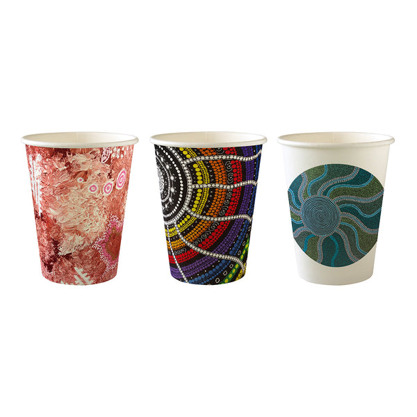 BioCup Single Wall Indigenous Art Series | Eco Takeaway Food Packaging ...