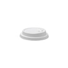BCL-12PULP-R-W White Reclosable Plant Fibre Lid 8-20oz / 90mm Leisure Coast Hospitality & Packaging Supplies