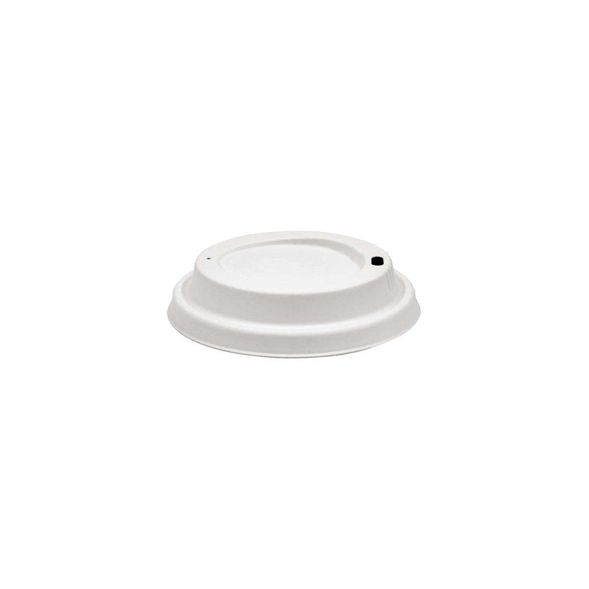BCL-12PULP-W BioCup Sugarcane Lid Natural 8-20oz / 90mm Leisure Coast Hospitality & Packaging Supplies