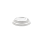 BCL-8PULP-W BioCup Sugarcane Lid White 6-12oz / 90mm Leisure Coast Hospitality & Packaging Supplies