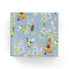 Passion flowers, butterflies and olive backed sunbirds