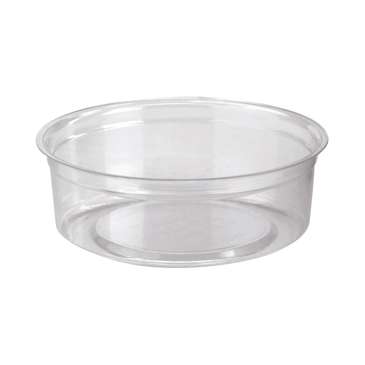P-240-C BioBowls Clear Unbranded Containers & Lids Clear Unbranded Round BioBowl Container 240ml Leisure Coast Hospitality & Packaging Supplies