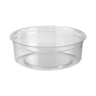 P-240-C BioBowls Clear Unbranded Containers & Lids Clear Unbranded Round BioBowl Container 240ml Leisure Coast Hospitality & Packaging Supplies