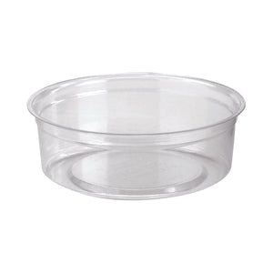 P-240-C BioBowls Clear Unbranded Containers & Lids Clear Unbranded Round BioBowl Container 240ml Leisure Coast Hospitality & Packaging Supplies