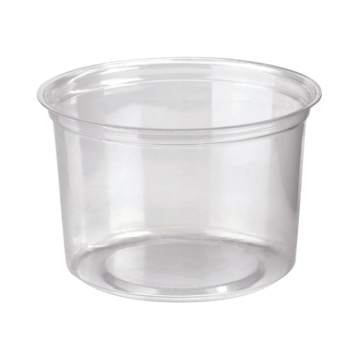 P-500-C BioBowls Clear Unbranded Containers & Lids Clear Unbranded Round BioBowl Container 500ml Leisure Coast Hospitality & Packaging Supplies