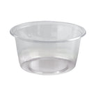 P-700W-C BioBowls Clear Unbranded Containers & Lids Clear Unbranded Wide Round BioBowl Container 700ml Leisure Coast Hospitality & Packaging Supplies