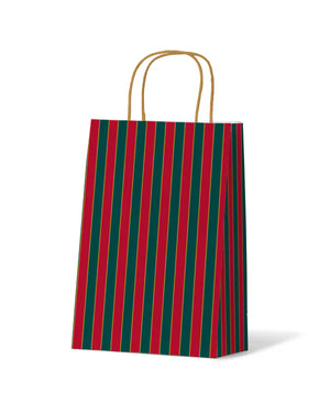 Christmas Stripe Gift Bags