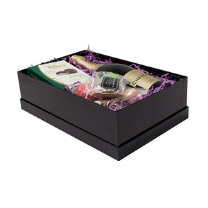 Hamper Box with Lid Black