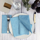 1105005 BioNap Napkin - Airlaid Compostable GT Blue Navy 400x400mm Leisure Coast Hospitality & Packaging Supplies