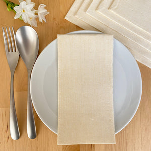 1106001 BioNap Napkin - Jill Recyclable GT Ivory 400x400mm Leisure Coast Hospitality & Packaging Supplies