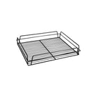 30600-BK-CTN Glass Baskets Rectangular Black PVC Coated 435x355x75mm Leisure Coast Hospitality & Packaging