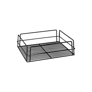 30602-BK-CTN Glass Baskets Rectangular Black PVC Coated 435x355x125mm Leisure Coast Hospitality & Packaging